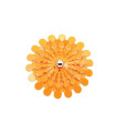 LED SPOT LIGHT FIXTURE RECESSSED MOUNTED FORMATO F4 FLOWER 3W 240Lm 4200K (NATURAL WHITE) Φ125x65mm ORANGE 2012440 VITO