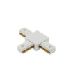 T TYPE CONNECTOR FOR TRACK LINE MONOPHASE APT1 WHITE  9902590 VITO