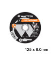Δίσκος Λείανσης Σιδήρου / INOX WALTTER 125x6.0mm
